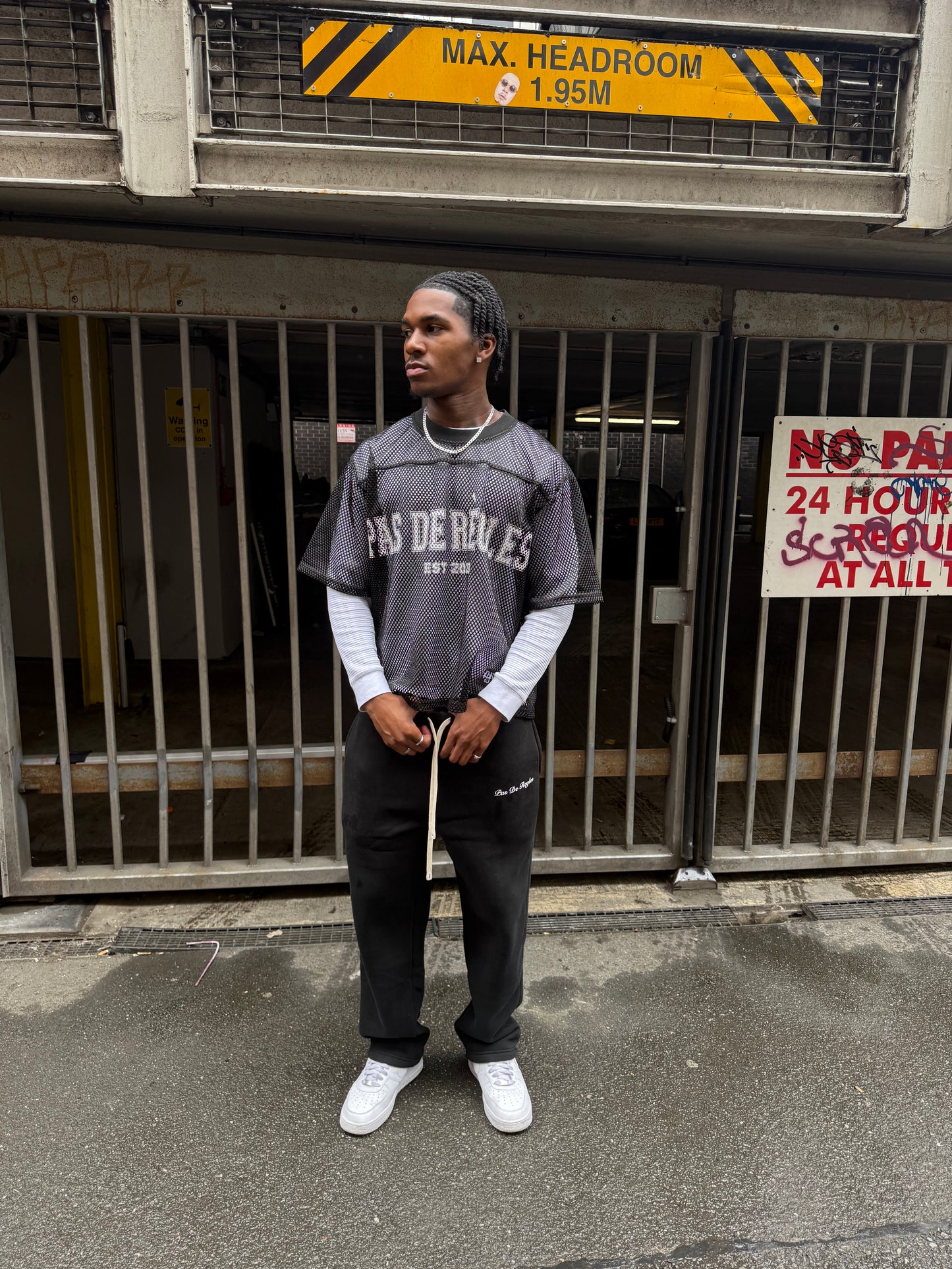 Pas De Régles Mesh Jersey - Black